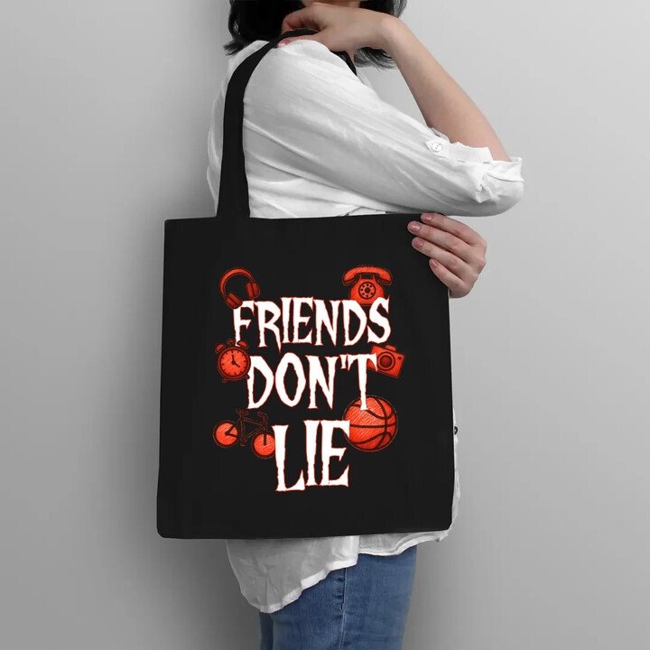 Friends don't lie- pro fanoušky seriálu Stranger Things - taška s potiskem