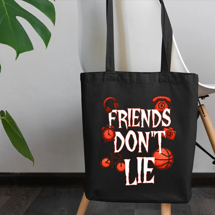 Friends don't lie- pro fanoušky seriálu Stranger Things - taška s potiskem