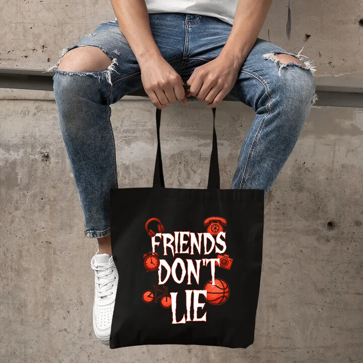 Friends don't lie- pro fanoušky seriálu Stranger Things - taška s potiskem