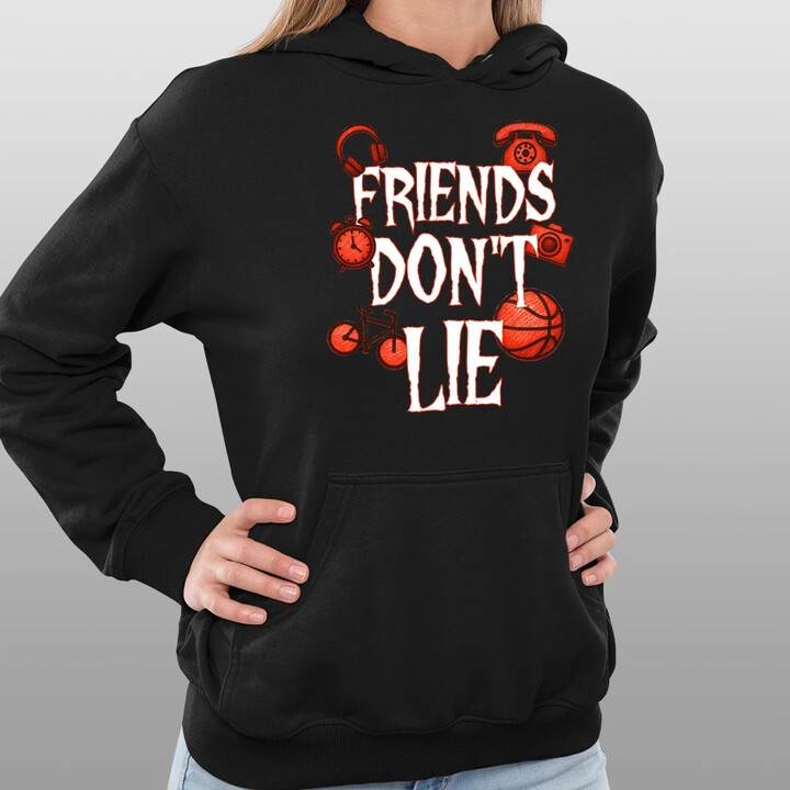 Friends don't lie- pro fanoušky seriálu Stranger Things - dámská mikina s potiskem