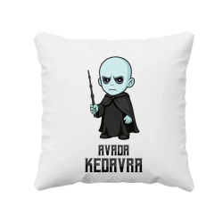 Avada Kedavra - pro fanoušky série Harry Potter - polštář s potiskem