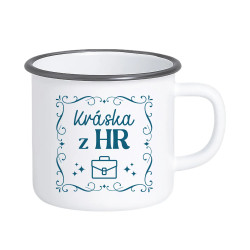 Kráska z HR - keramický smaltovaný hrneček s potiskem