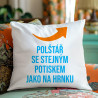Polštář se stejným potiskem jako na hrnku