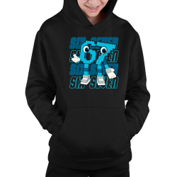 Six seven 67 - Italian Brainrot  - dětská mikina s kapucí