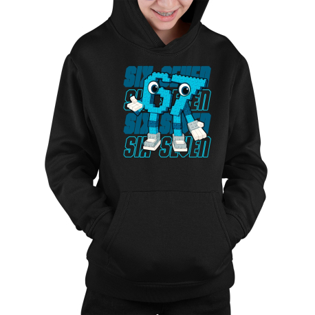 Six seven 67 - Italian Brainrot  - dětská mikina s kapucí