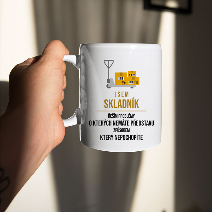 Jsem skladník - řeším problémy - hrnek