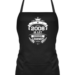 2008 Narození legendy 18 let - zástěra s potiskem