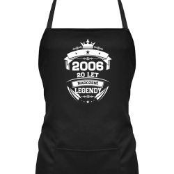 2006 Narození legendy 20 let - zástěra s potiskem