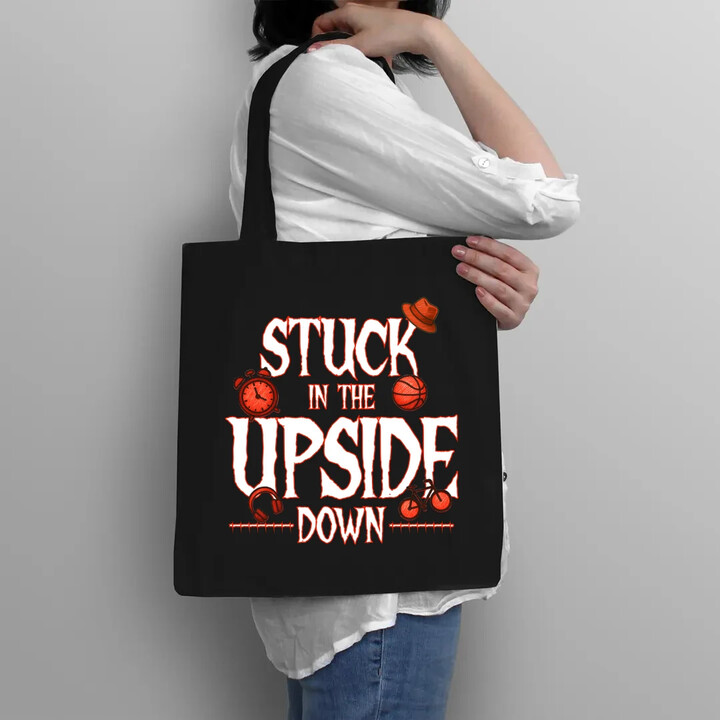Stuck in the upside down - pro fanoušky seriálu Stranger Things - taška s potiskem