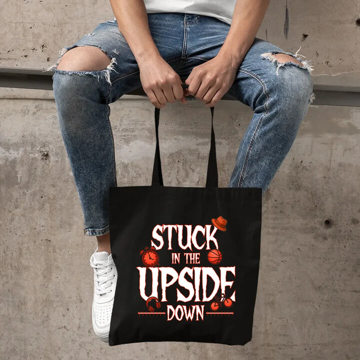 Stuck in the upside down - pro fanoušky seriálu Stranger Things - taška s potiskem