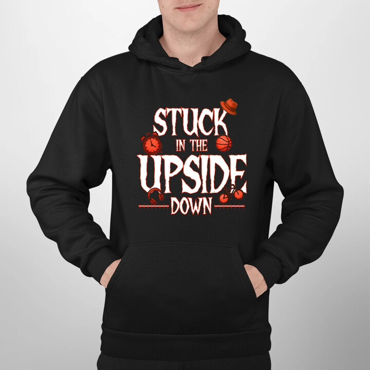 Stuck in the upside down - pro fanoušky seriálu Stranger Things - pánská mikina s potiskem