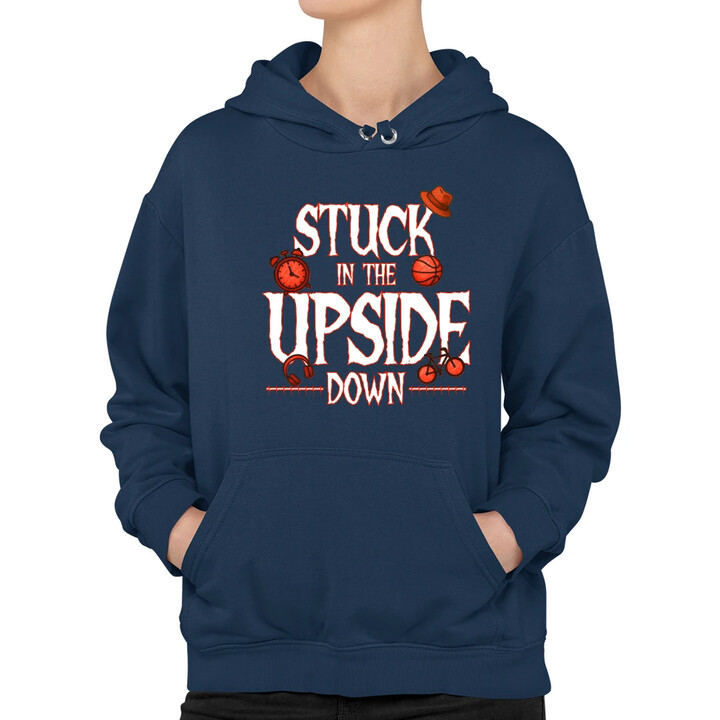 Stuck in the upside down - pro fanoušky seriálu Stranger Things - dámská mikina s potiskem