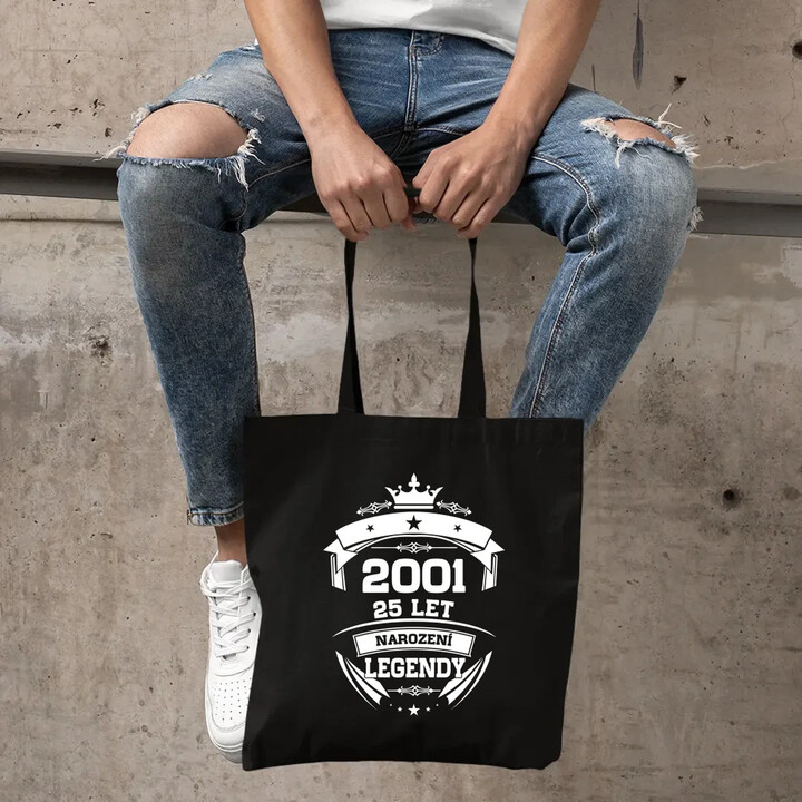 2001 Narození legendy 25 let - taška s potiskem