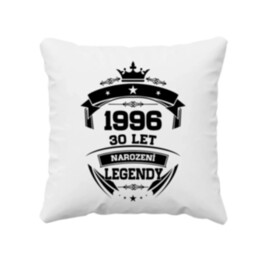 1996 Narození legendy 30 let - polštář s potiskem