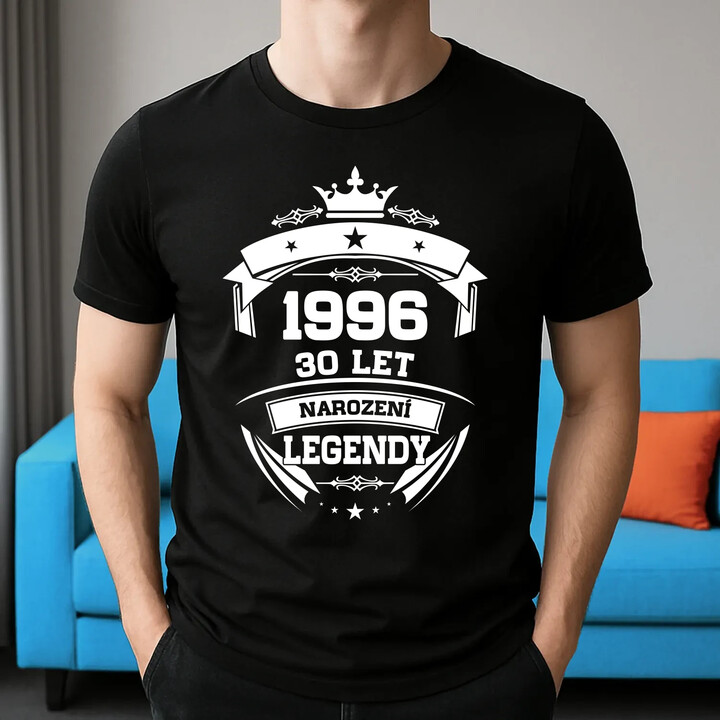 1996 Narození legendy 30 let - pánské tričko s potiskem
