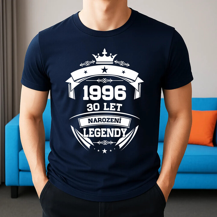 1996 Narození legendy 30 let - pánské tričko s potiskem