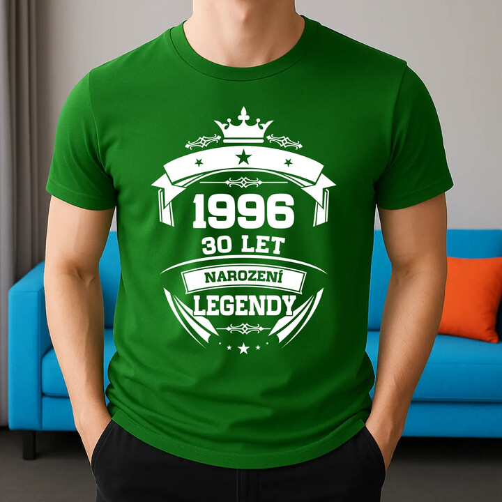 1996 Narození legendy 30 let - pánské tričko s potiskem
