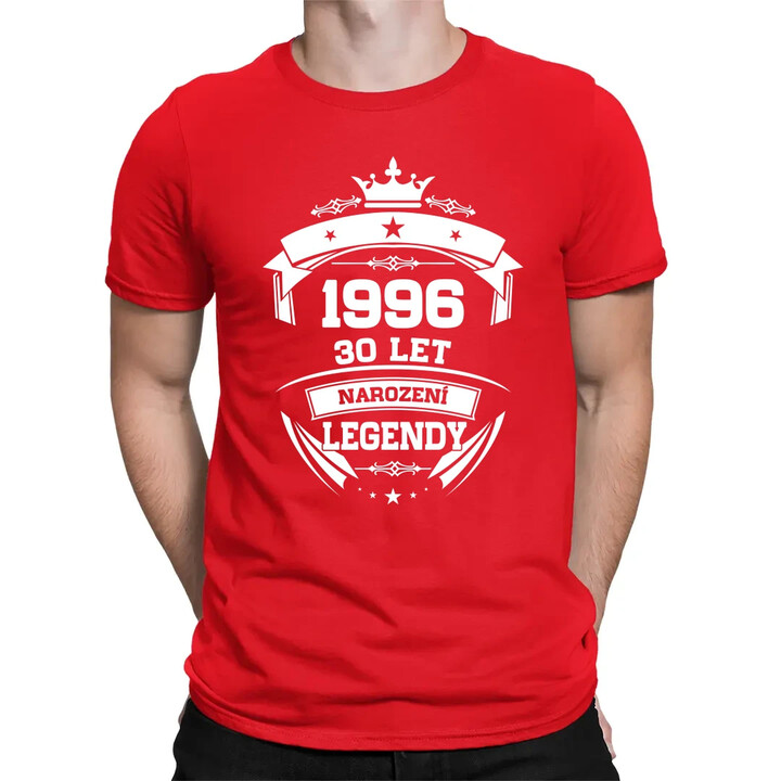 1996 Narození legendy 30 let - pánské tričko s potiskem