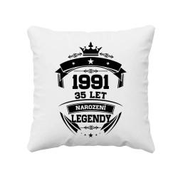 1991 Narození legendy 35 let - polštář s potiskem