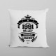 1991 Narození legendy 35 let - polštář s potiskem