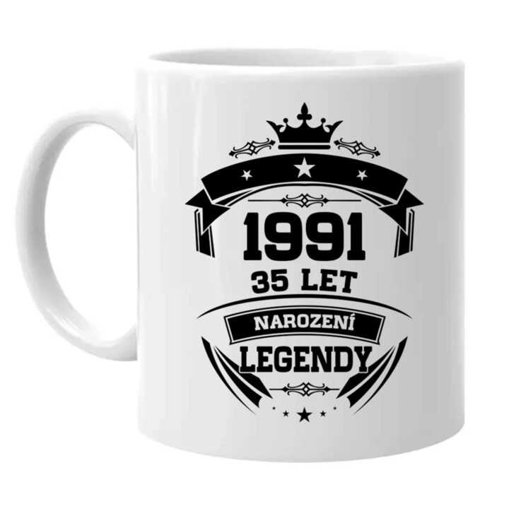 1991 Narození legendy 35 let - hrnek s potiskem