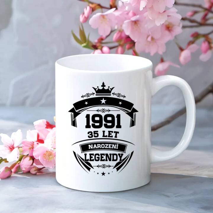1991 Narození legendy 35 let - hrnek s potiskem
