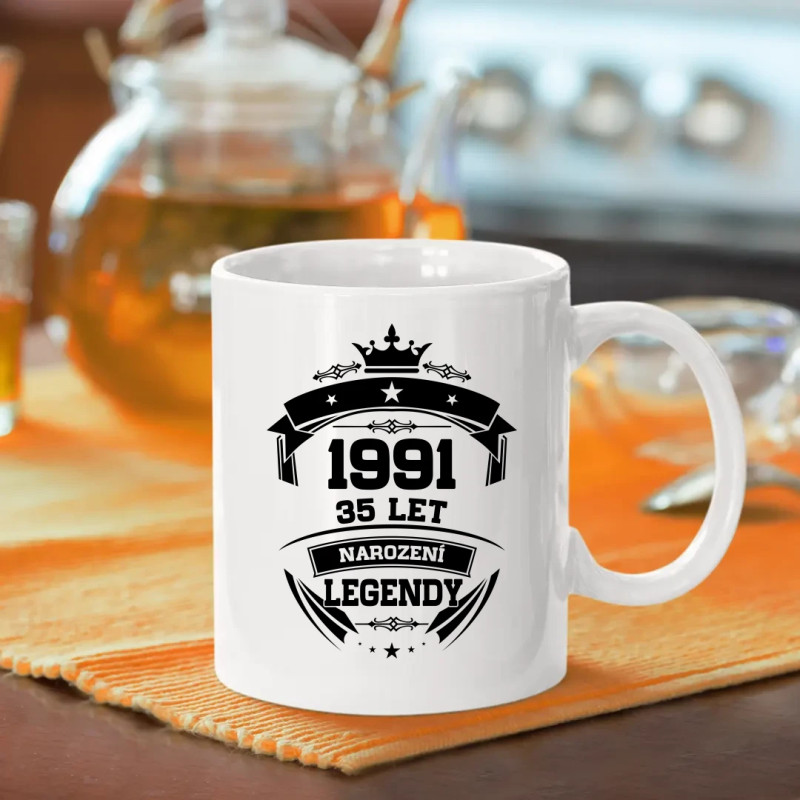 1991 Narození legendy 35 let - hrnek s potiskem