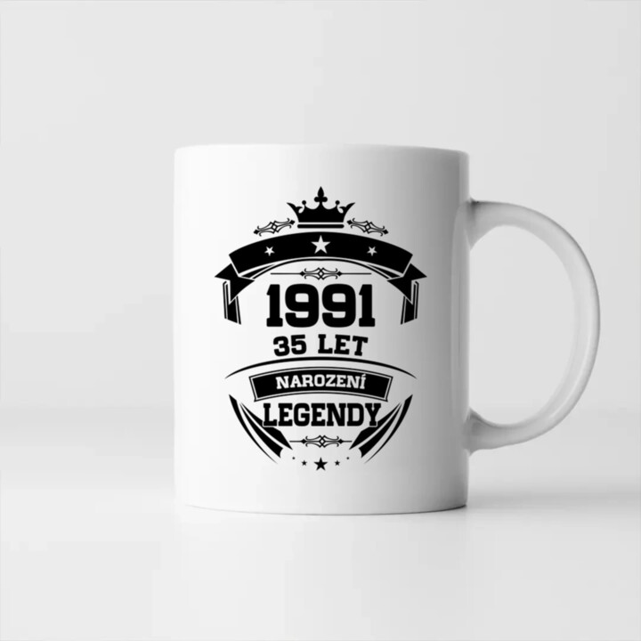 1991 Narození legendy 35 let - hrnek s potiskem