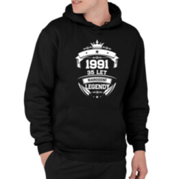 1991 Narození legendy 35 let - pánská mikina s potiskem