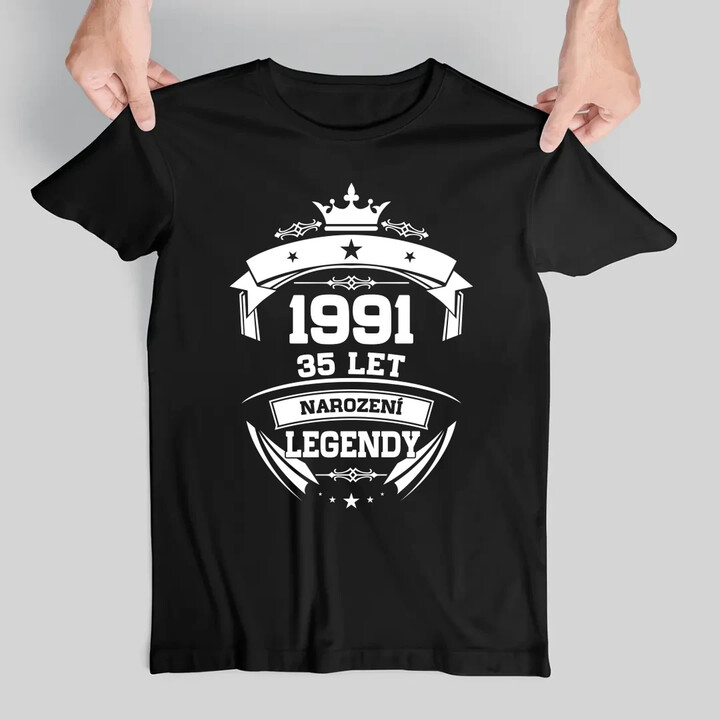 1991 Narození legendy 35 let - pánské tričko s potiskem