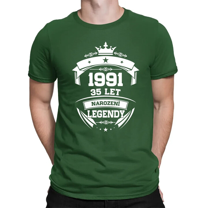 1991 Narození legendy 35 let - pánské tričko s potiskem