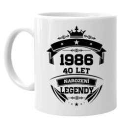 1986 Narození legendy 40 let - hrnek s potiskem