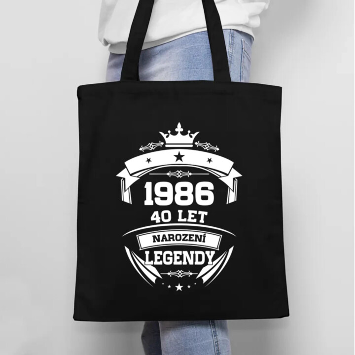 1986 Narození legendy 40 let - taška s potiskem