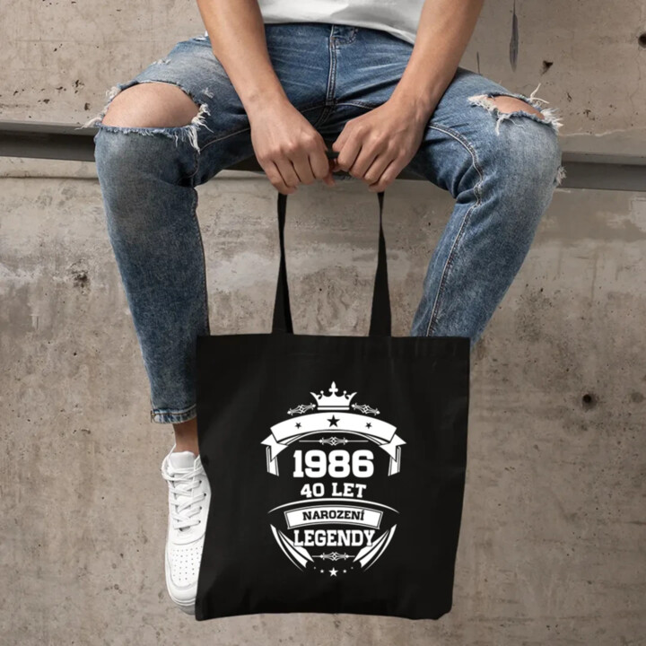 1986 Narození legendy 40 let - taška s potiskem