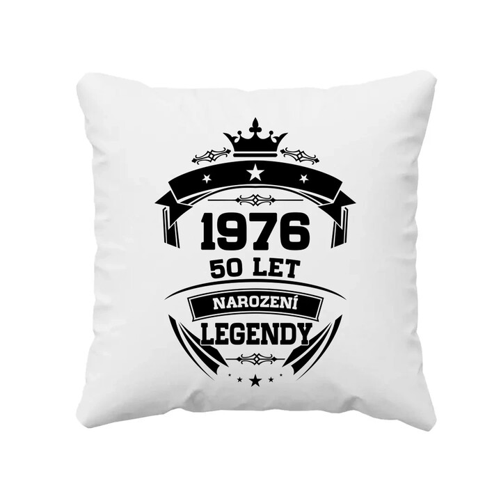 1976 Narození legendy 50 let - polštář s potiskem