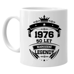 1976 Narození legendy 50 let - hrnek s potiskem