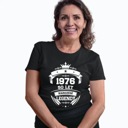 1976 Narození legendy 50 let  - dámské tričko s potiskem