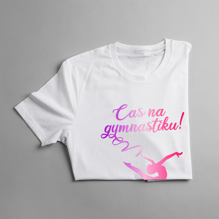 Čas na gymnastiku! - dámská trička  s potiskem