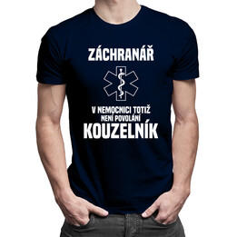 Záchranář - pánská trička  s potiskem