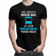Jsem řidič autobusu, protože to miluji - pánská trička s potiskem