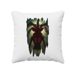 Demogorgon - pro fanoušky seriálu Stranger Things - polštář s potiskem