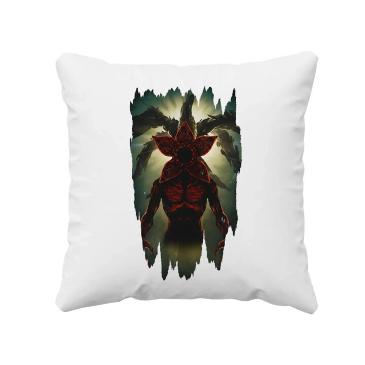 Demogorgon - pro fanoušky seriálu Stranger Things - polštář s potiskem