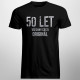 50 let - všechny části originál - pánské tričko s potiskem