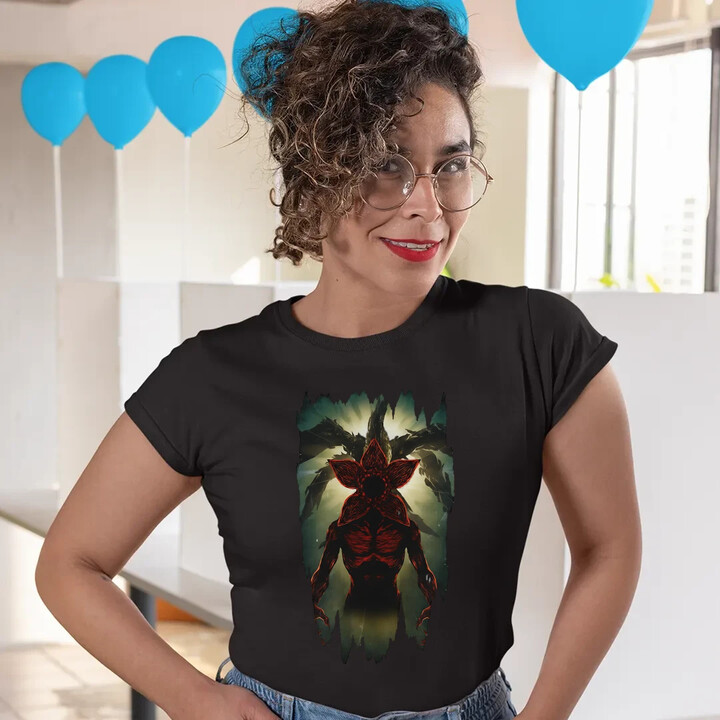 Demogorgon - pro fanoušky seriálu Stranger Things  - dámské tričko s potiskem