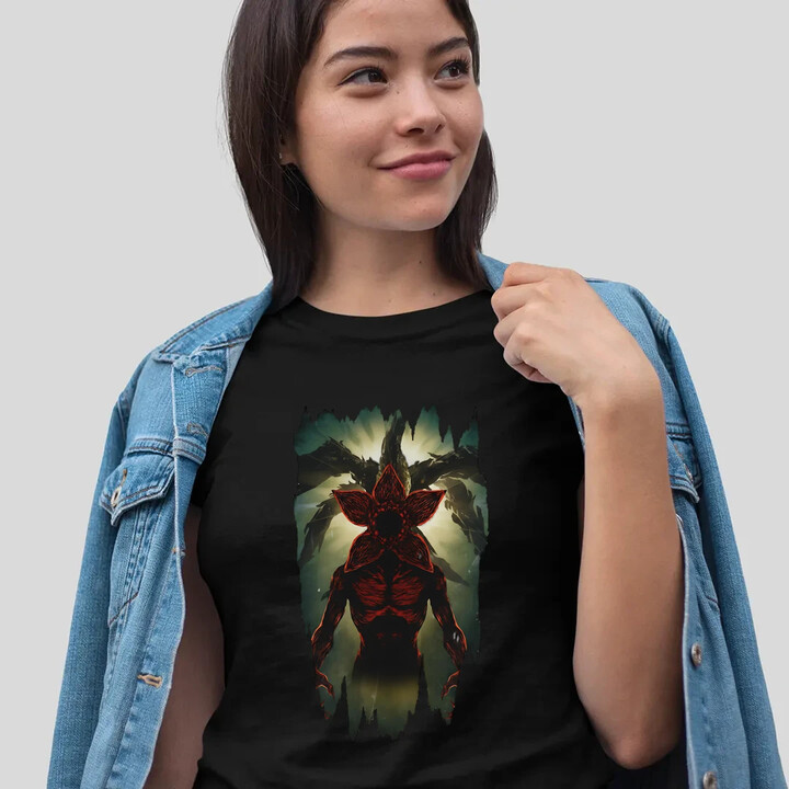 Demogorgon - pro fanoušky seriálu Stranger Things  - dámské tričko s potiskem