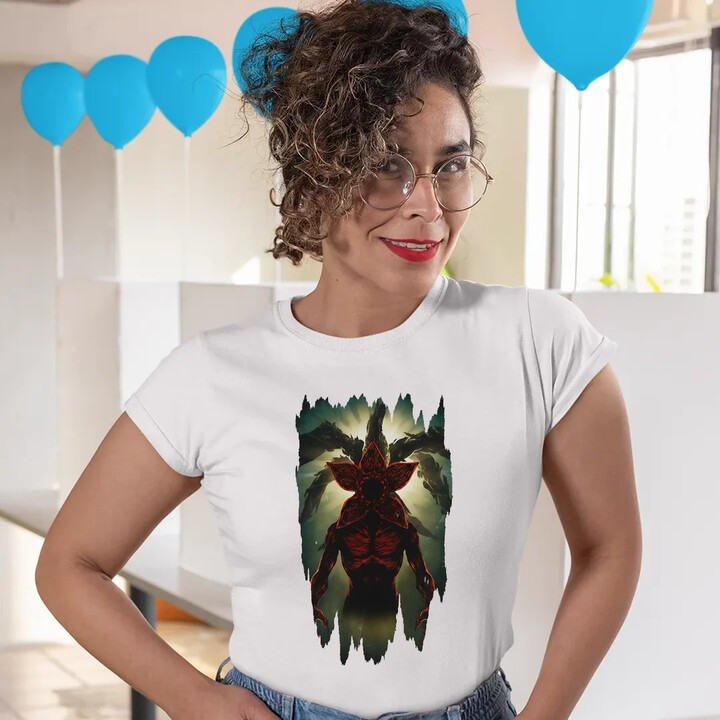 Demogorgon - pro fanoušky seriálu Stranger Things  - dámské tričko s potiskem
