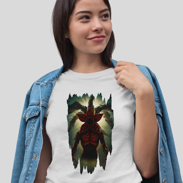 Demogorgon - pro fanoušky seriálu Stranger Things  - dámské tričko s potiskem