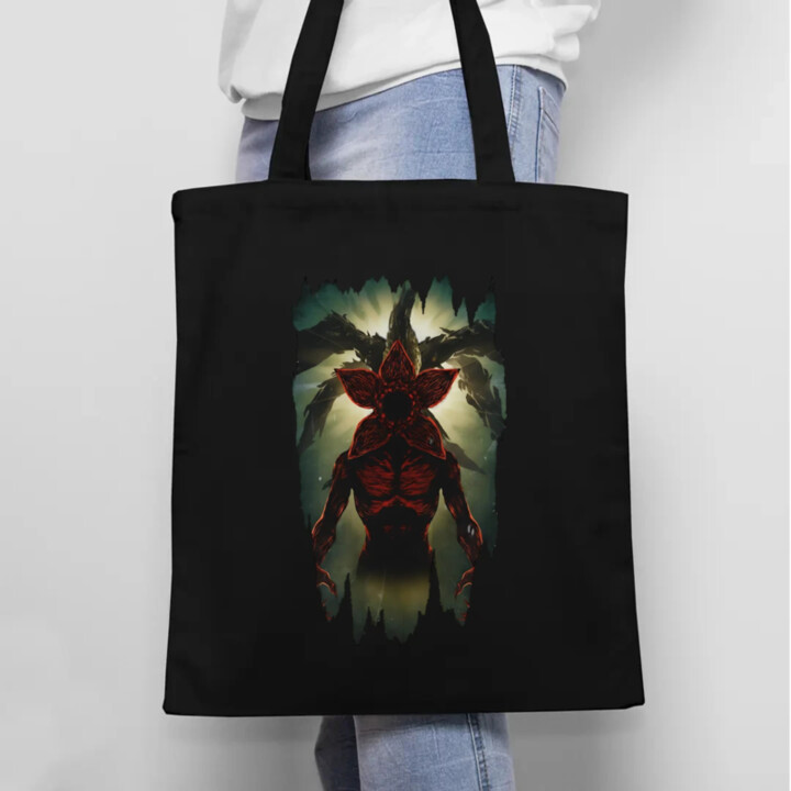 Demogorgon - pro fanoušky seriálu Stranger Things - taška s potiskem