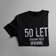 50 let - všechny části originál - pánské tričko s potiskem