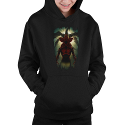 Demogorgon - pro fanoušky seriálu Stranger Things - dětská mikina s kapucí